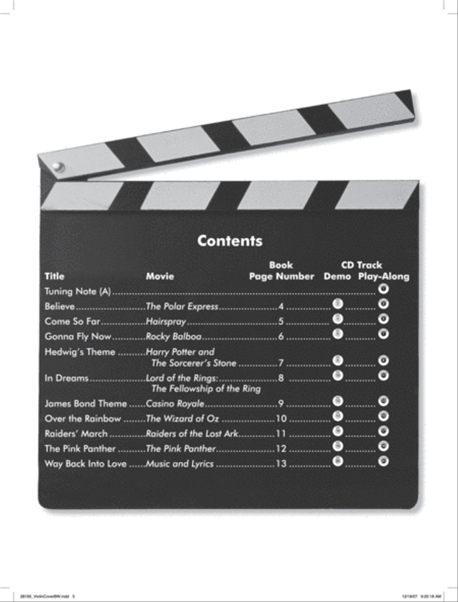 Easy Popular Movie Instrumental Solos for Strings String Orchestra scores gallery preview page 4
