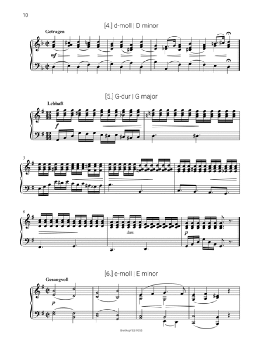 Little Cadences, Canons and Preludes for Pianoforte Piano Solo scores gallery preview page 3