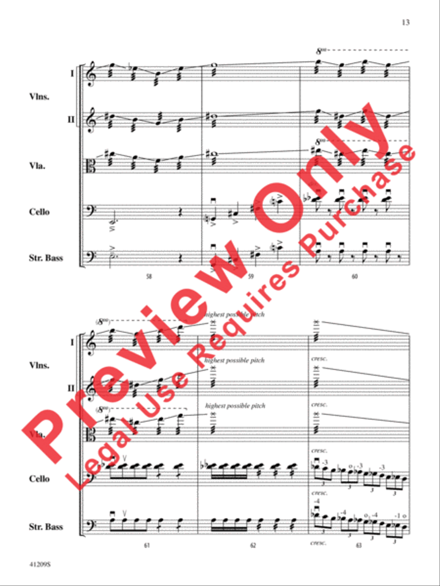 The Wizard of Oz String Orchestra scores gallery preview page 14