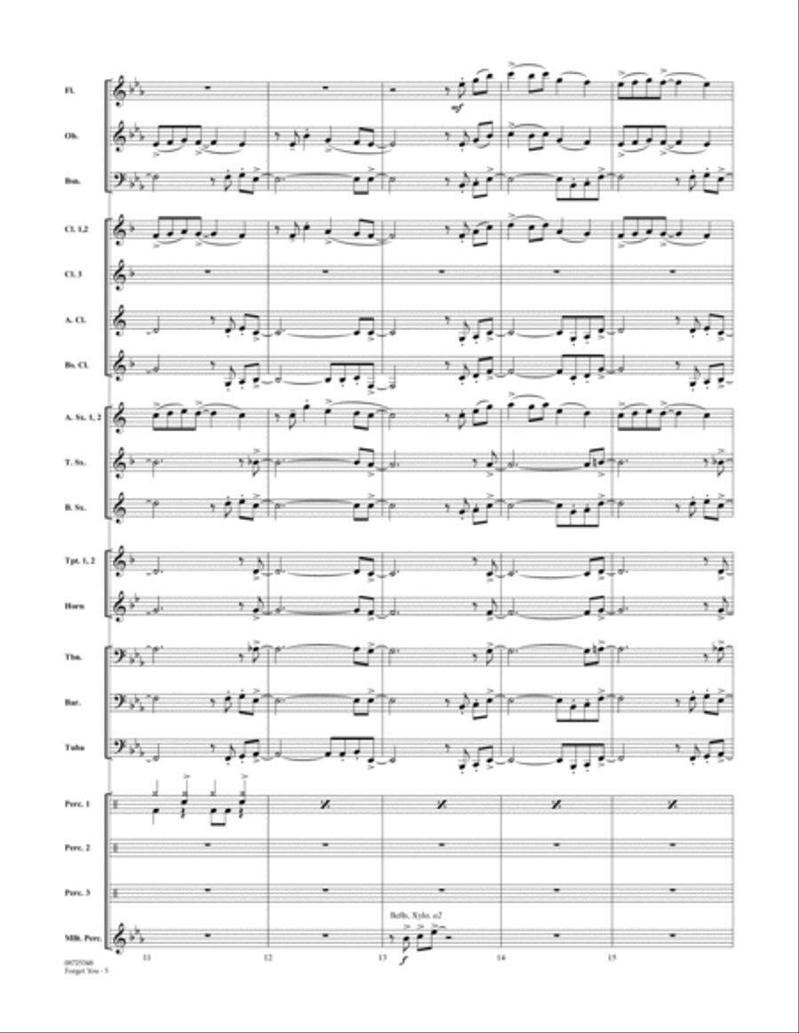 Forget You - Full Score