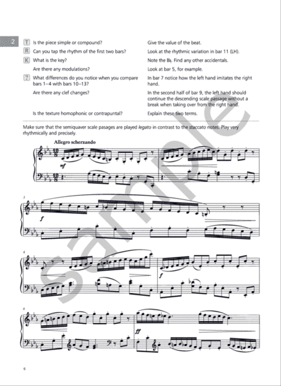 Right@Sight Piano Grade 8 Piano Method scores gallery preview page 4