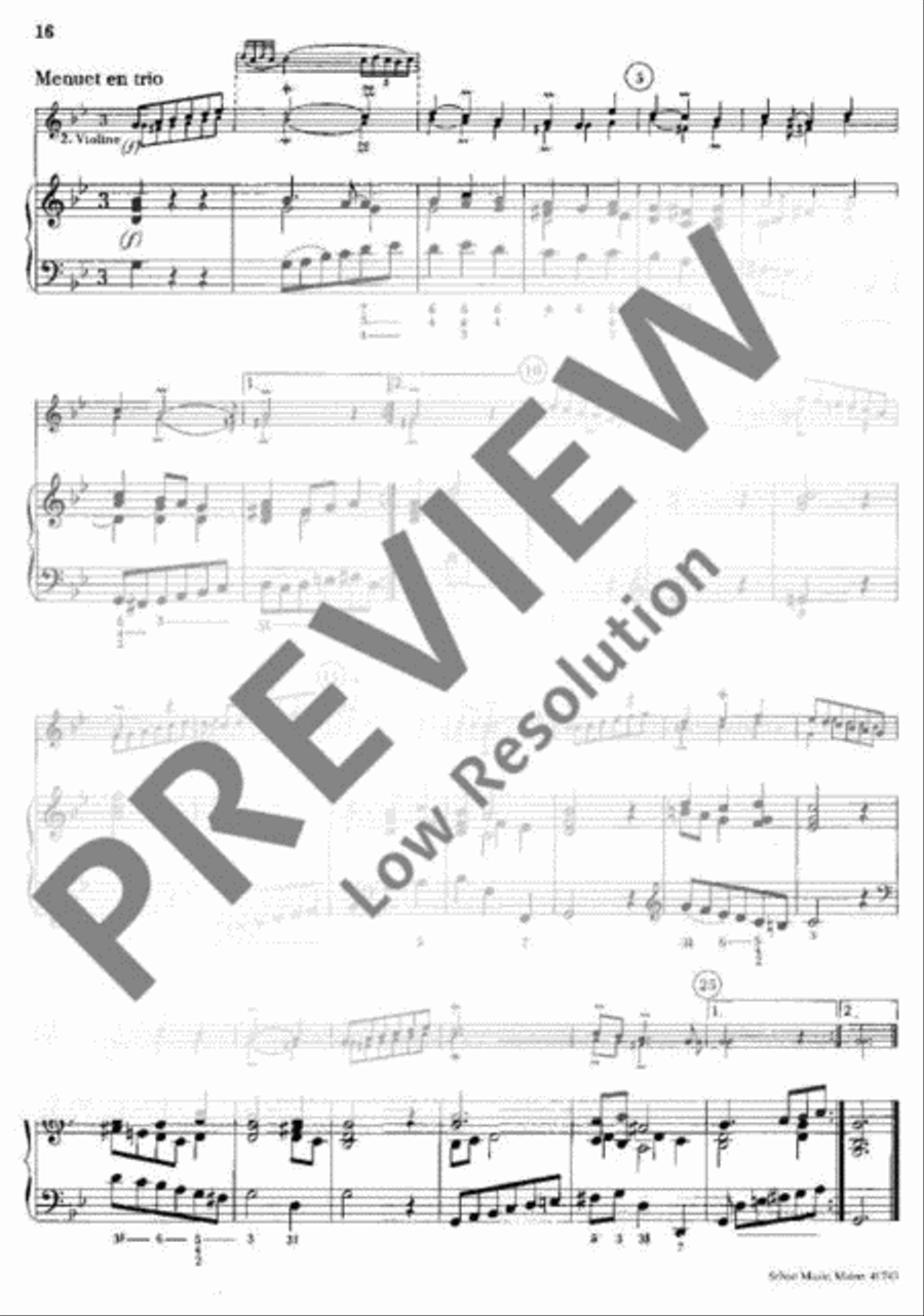 Concerts royaux Violin scores gallery preview page 17