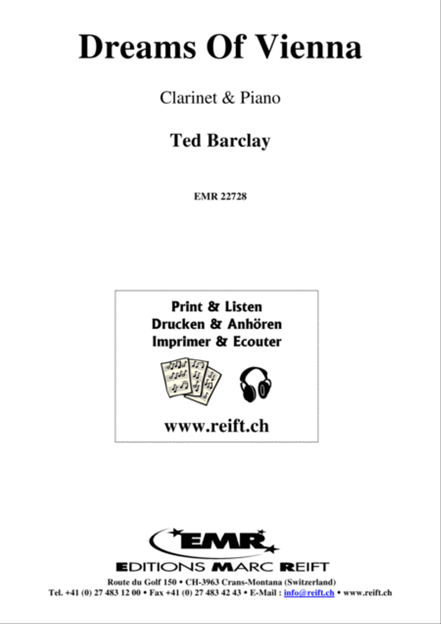Dreams Of Vienna Dreams Of Vienna Clarinet Solo scores gallery preview page 2
