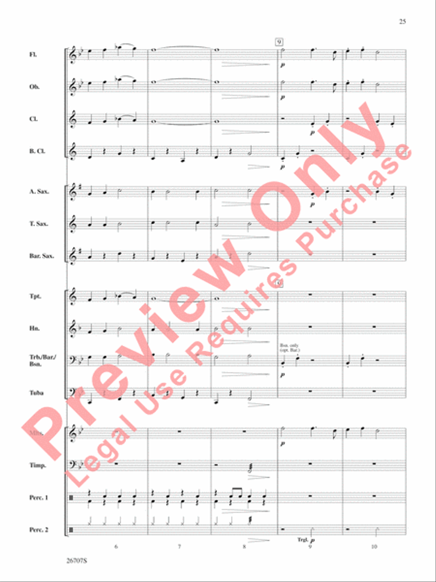 The Wizard of Oz, Themes from Concert Band scores gallery preview page 26