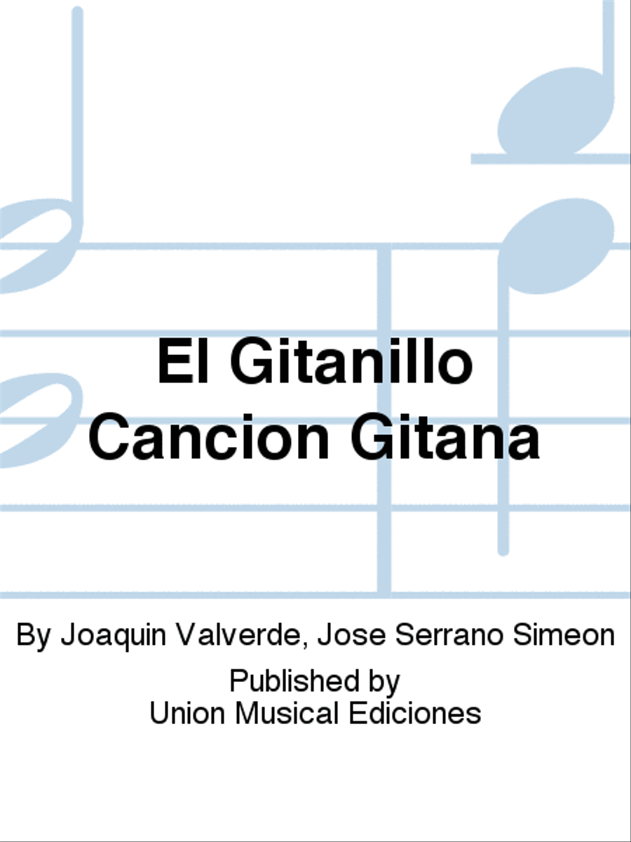 El Gitanillo Cancion Gitana Acoustic Guitar scores gallery preview page 1