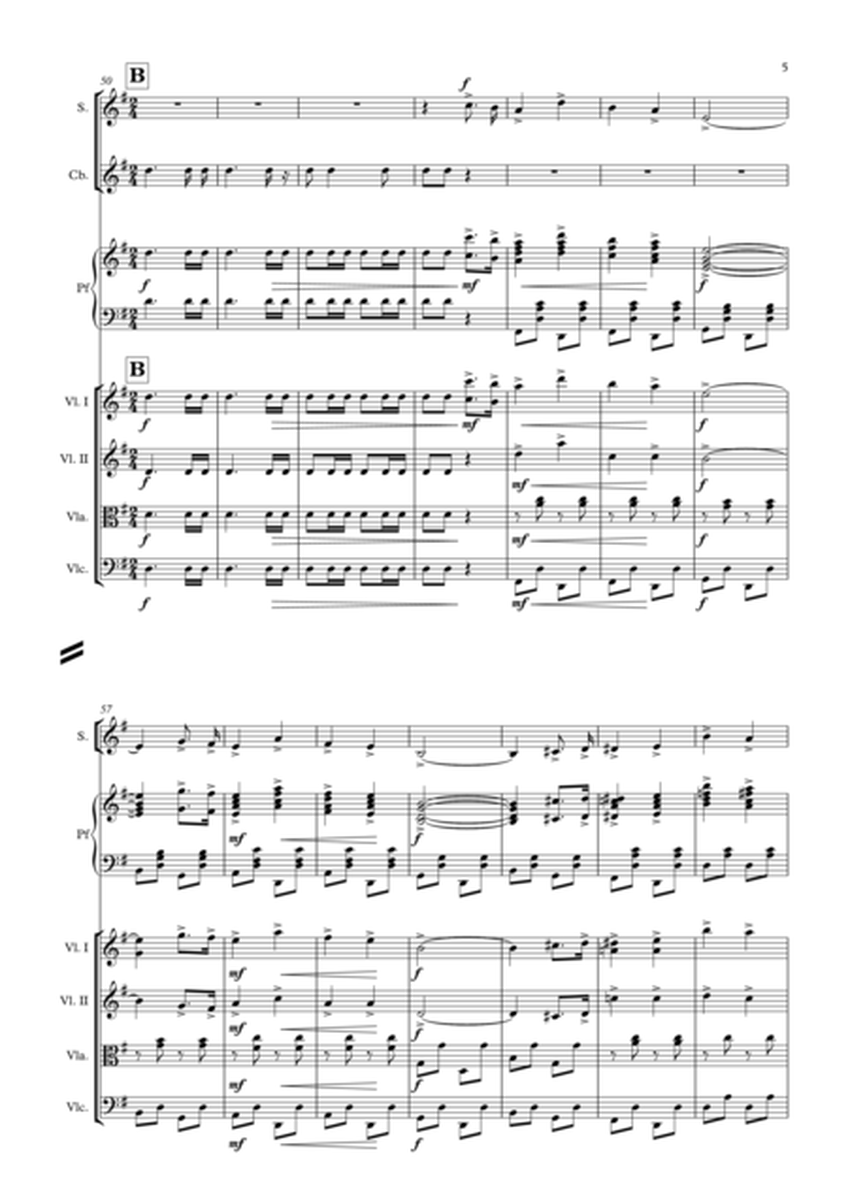 Franz Lehár - La vedova allegra (operetta), N 14 Chanson; voce, piano, quartetto d'archi