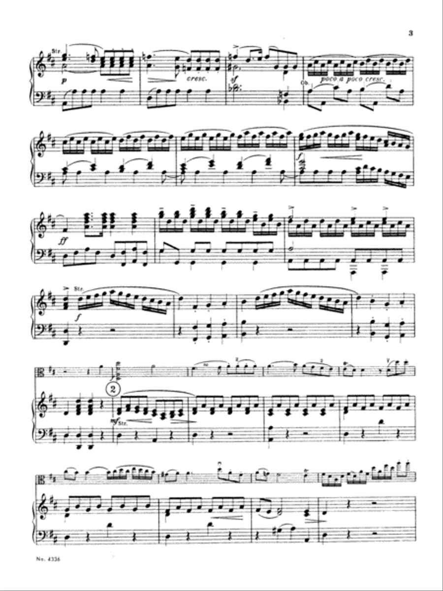 Viola Concerto in D Major Small Ensemble scores gallery preview page 4