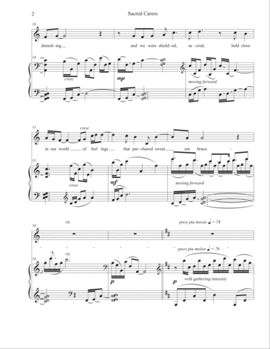 Three Dimensions of Love Voice scores gallery preview page 4