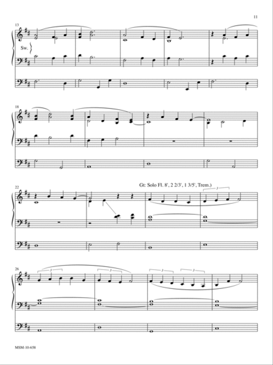 Jesus Loves Me Organ scores gallery preview page 2