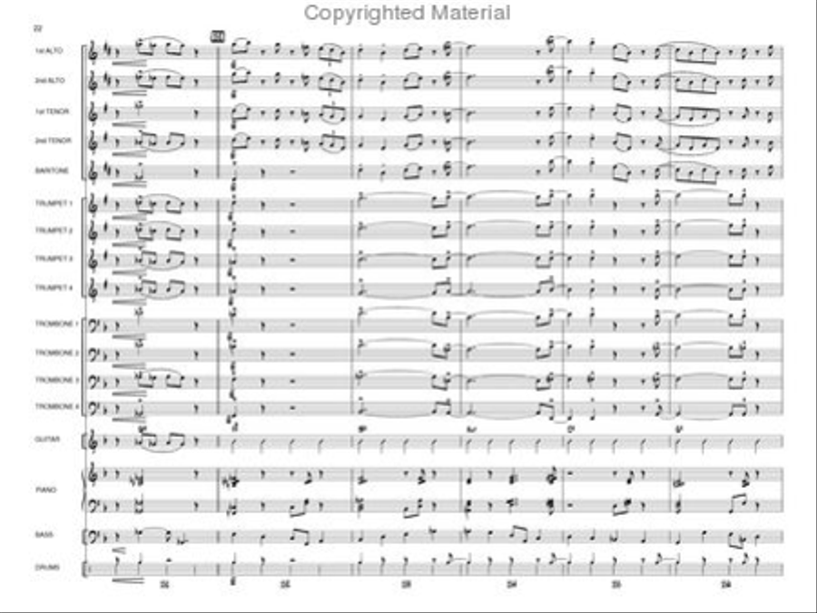 Pedal to the Metal Jazz Ensemble scores gallery preview page 21