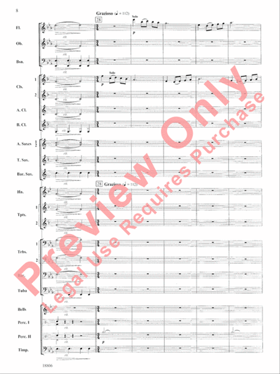 Quintology Concert Band scores gallery preview page 9