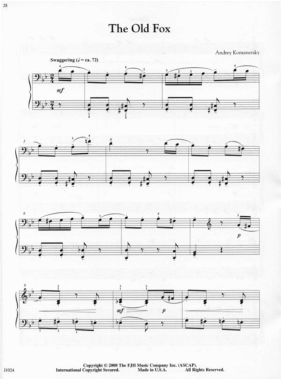 Contemporary Collage Easy Piano scores gallery preview page 3