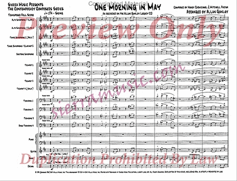 One Morning in May One Morning in May Jazz Ensemble scores gallery preview page 2