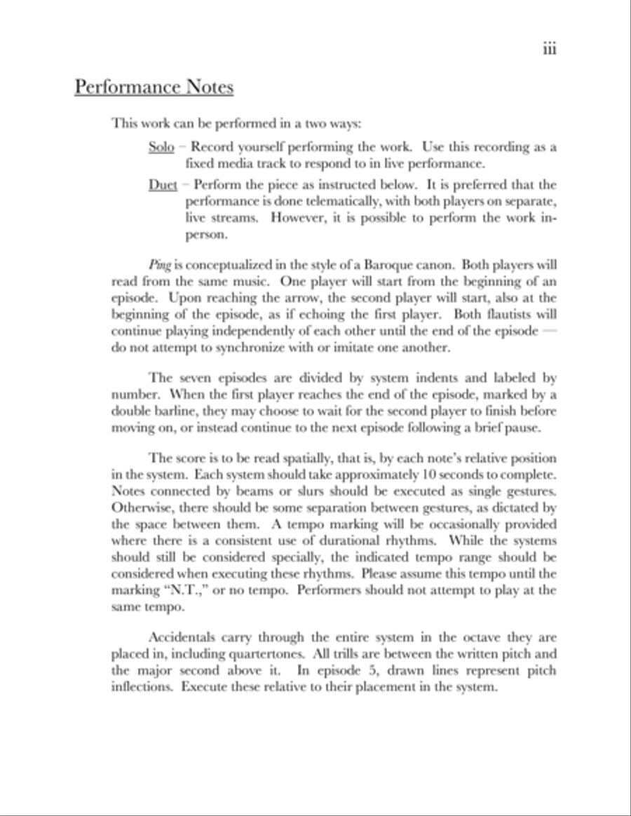 Ping Flute Duet scores gallery preview page 3