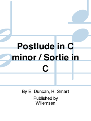 Postlude in C minor / Sortie in C
