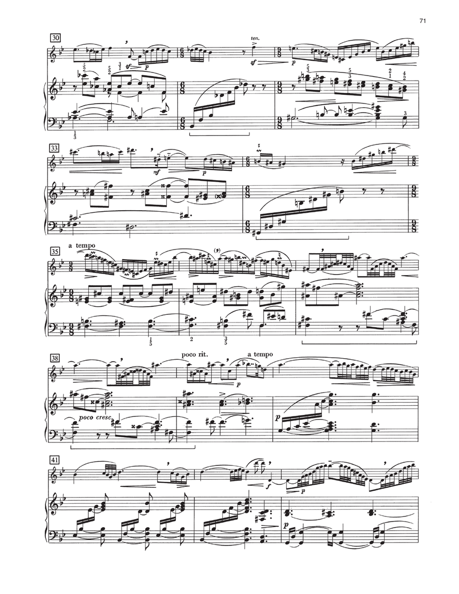 Andante Pastoral Et Scherzettino Flute Solo scores gallery preview page 3