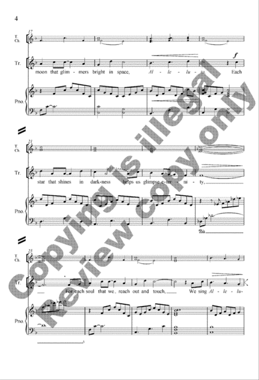 We Sing Alleluia We Sing Alleluia Women's Choir scores gallery preview page 19