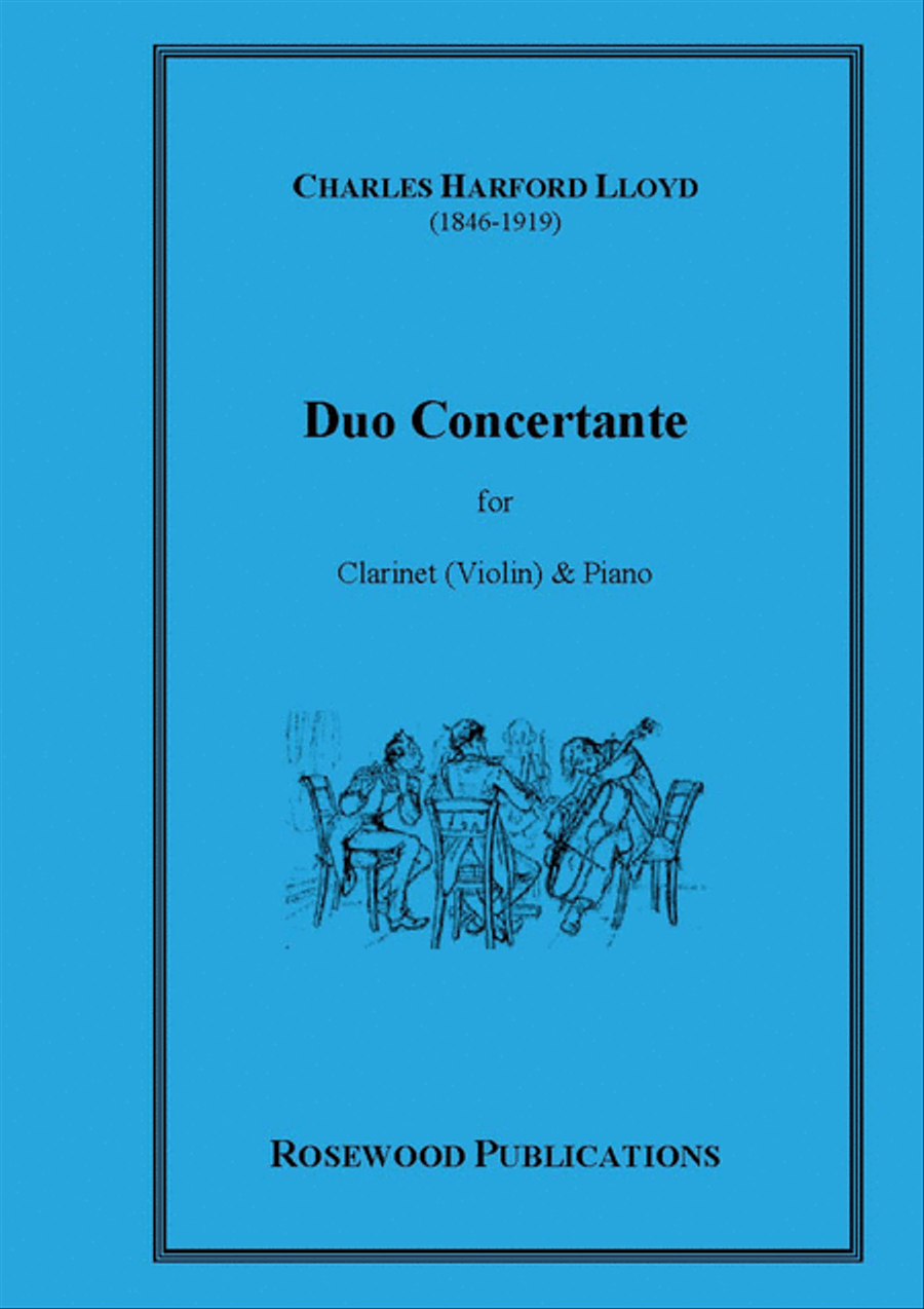 Duo Concertante Clarinet Solo scores gallery preview page 1