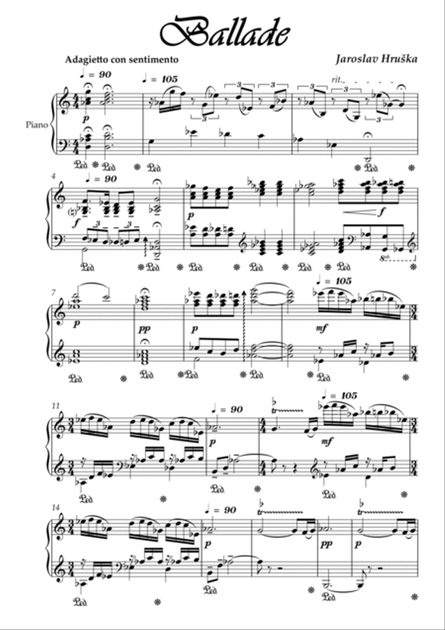 Ballade Ballade Piano Method scores gallery preview page 2