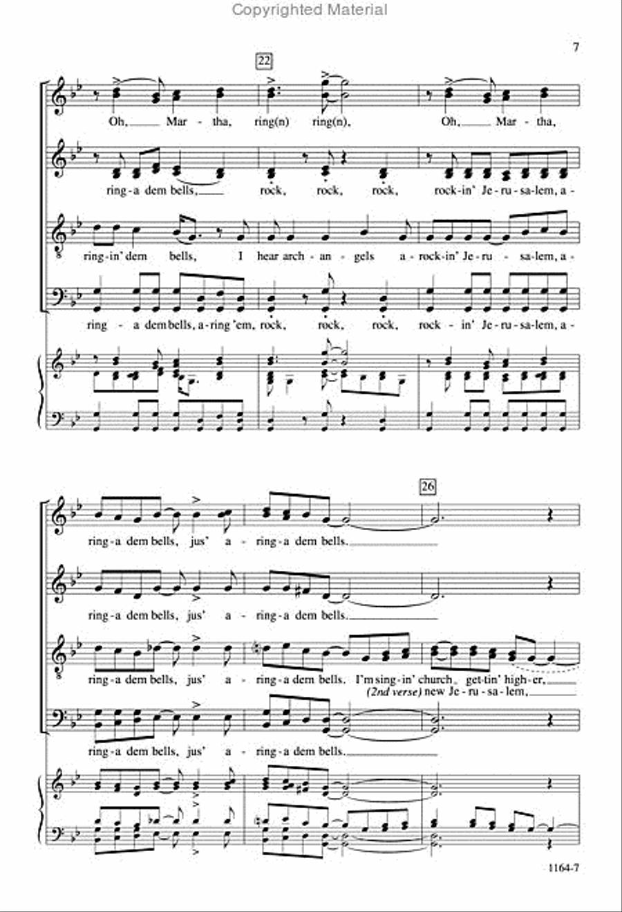 Rockin' Jerusalem - SATB divisi Octavo Divisi scores gallery preview page 6