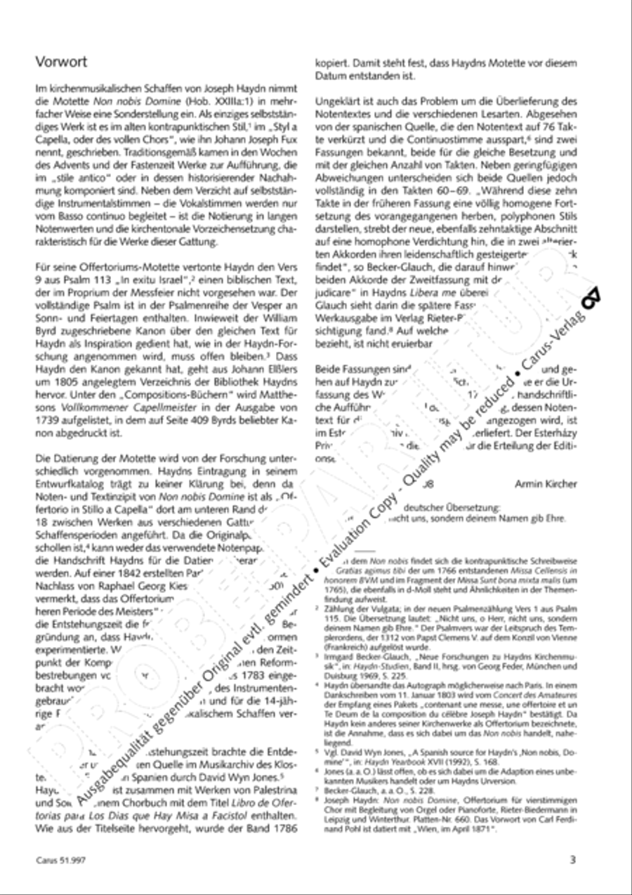 Non nobis Domine 4-Part scores gallery preview page 4