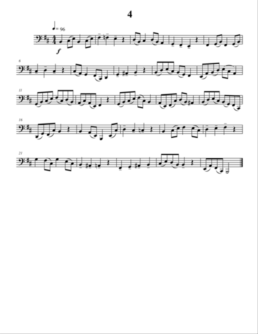 27 Etudes for the Advancing Tuba Player Tuba scores gallery preview page 6