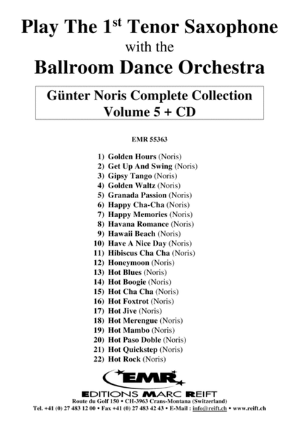 Play The 1st Tenor Sax With The Ballroom Dance Orchestra Vol. 5 image number null