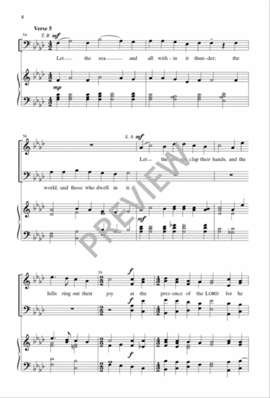 The Word of God Became Flesh 4-Part scores gallery preview page 8