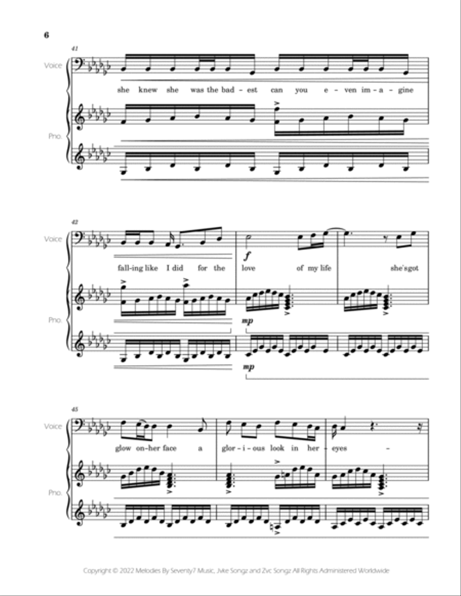 Golden Hour Voice scores gallery preview page 6