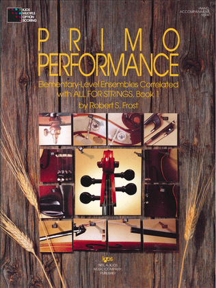 Book cover for Primo Performance - Piano Accompaniment
