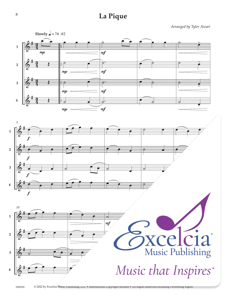 Adaptable Quartets (Sea Shanties) Tenor Saxophone scores gallery preview page 9