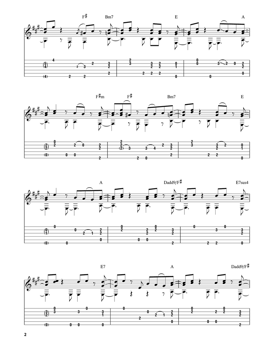 Signe Acoustic Guitar scores gallery preview page 2