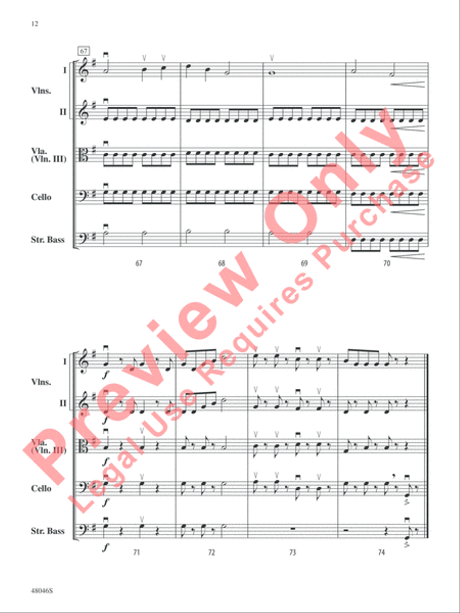 Mozart and Company String Orchestra scores gallery preview page 13
