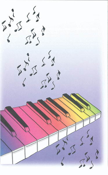 Schaum Recital Programs (Blank) #66: Rainbow Keyboard