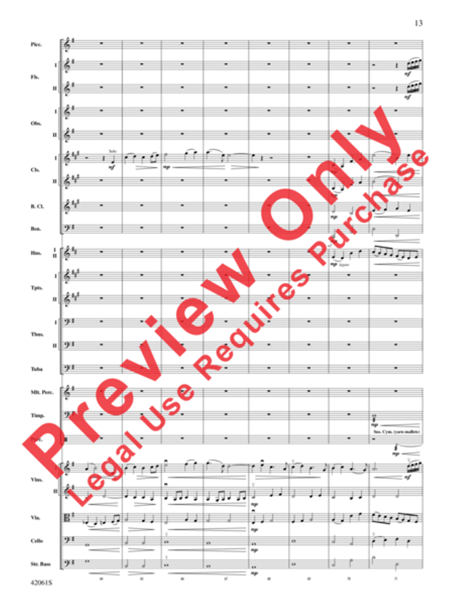 South County Sketches Full Orchestra scores gallery preview page 14