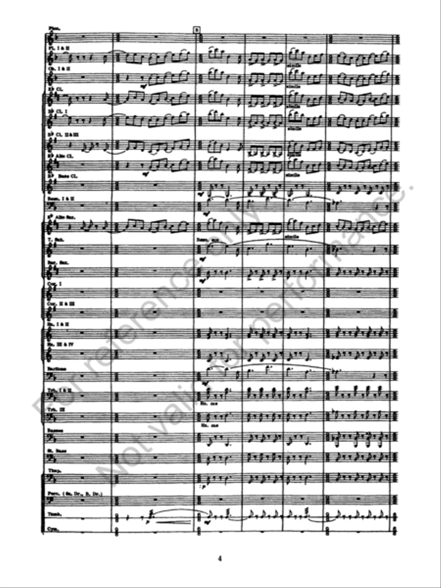 Incidental Suite Concert Band scores gallery preview page 5