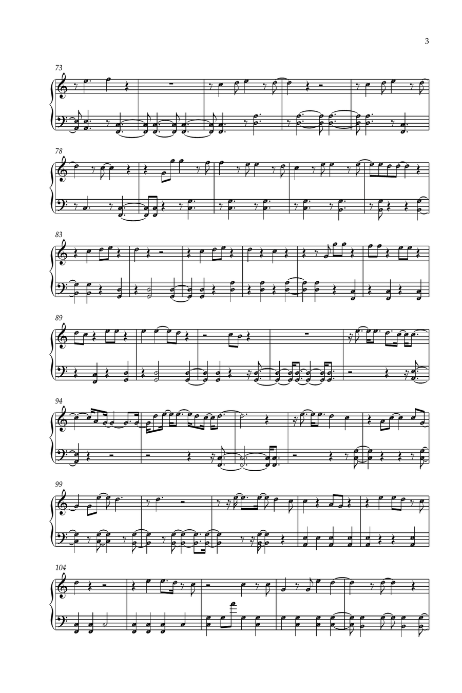 In Jesus Name (God Of Possible) Easy Piano scores gallery preview page 3