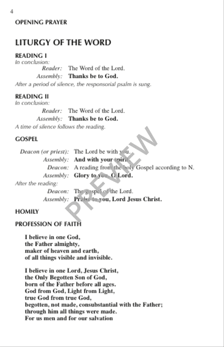 A Community Mass - Assembly Edition A Community Mass - Assembly Edition Unison Choir scores gallery preview page 5