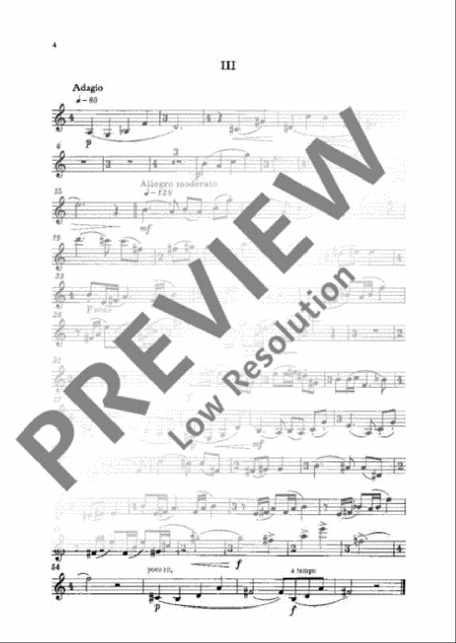 Small lyric Clarinet Solo scores gallery preview page 15
