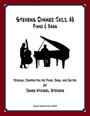 Book cover for Stevens Dinner Jazz Piano and Bass #8