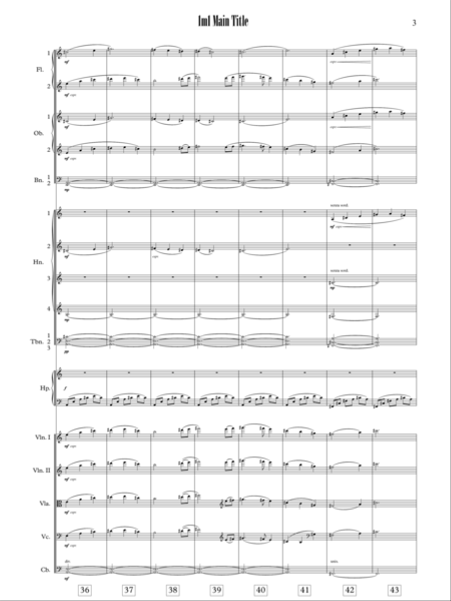 To Kill A Mockingbird - Main Title - Score Only Full Orchestra scores gallery preview page 5