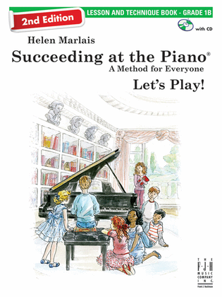 Book cover for Succeeding at the Piano, Lesson & Technique Book - Grade 1B (2nd Edition)