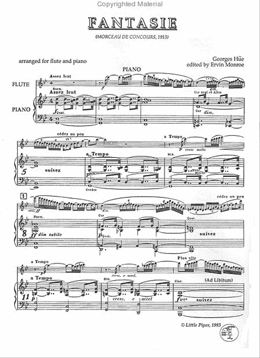 Fantasie Flute Solo scores gallery preview page 2