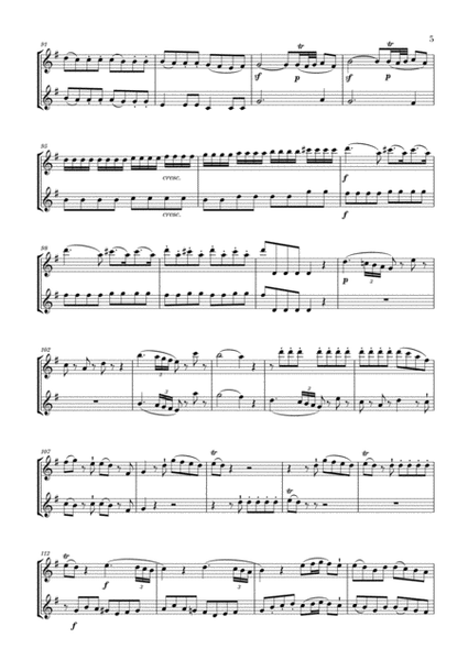 Eine Kleine Nachtmusik for Flute and Oboe image number null