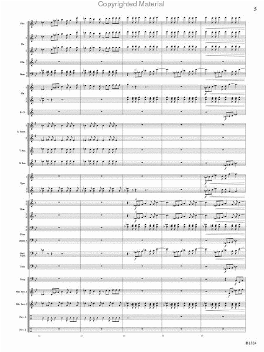 Fusion Concert Band scores gallery preview page 4