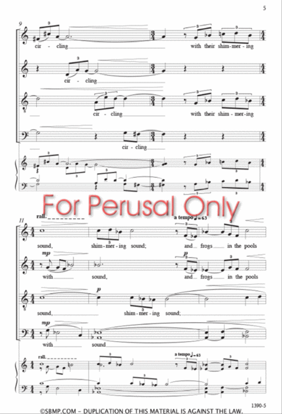 There Will Come Soft Rains - SATB divisi Octavo Divisi scores gallery preview page 4