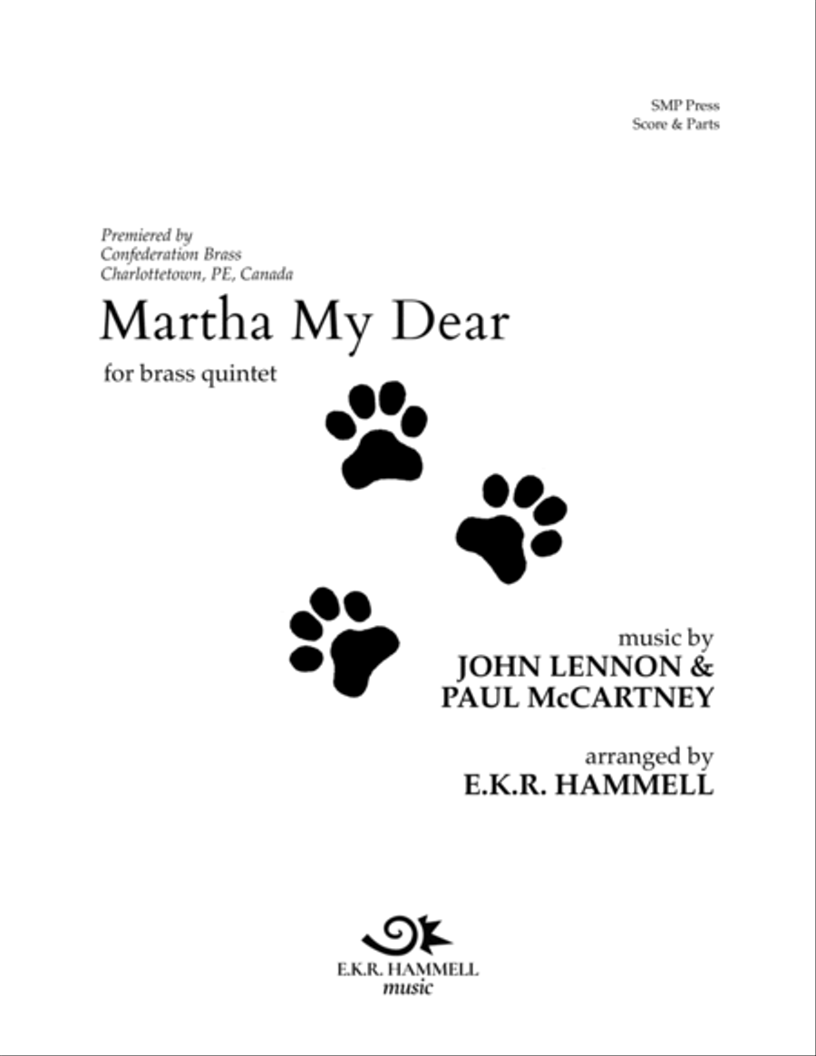 Martha My Dear Brass Ensemble scores gallery preview page 3