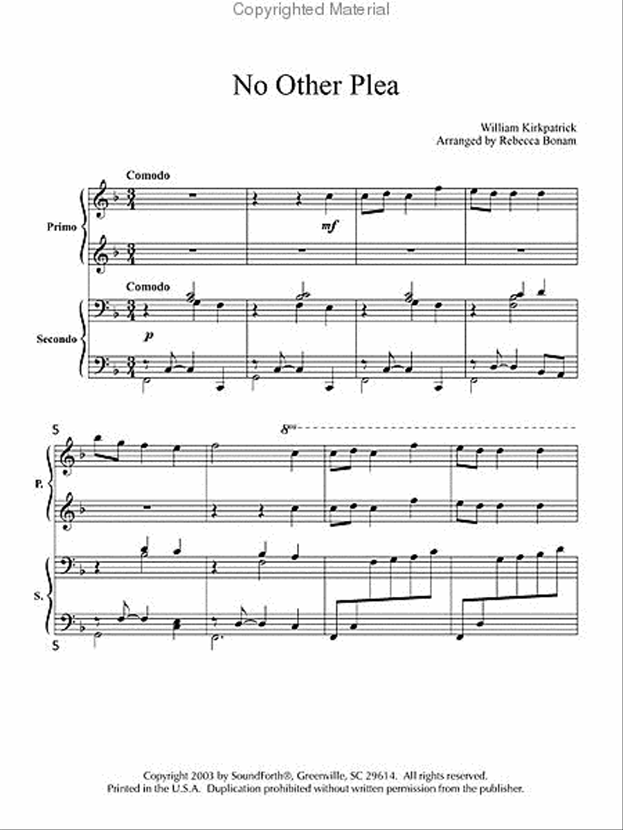 Beulah Land Beulah Land 1 Piano, 4-Hands scores gallery preview page 4