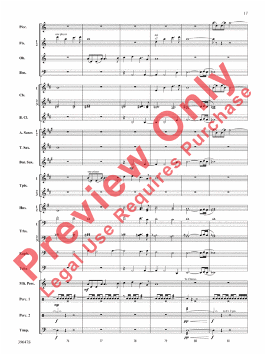 Oak Island Odyssey Oak Island Odyssey Concert Band scores gallery preview page 18