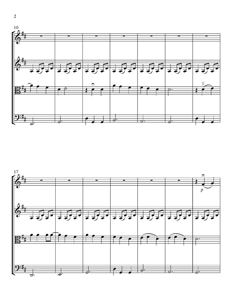 Iris String Quartet scores gallery preview page 2